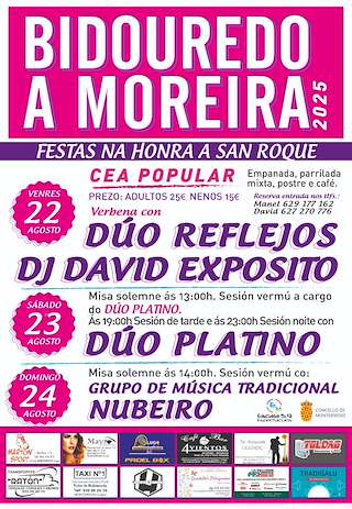 Fechas, información, programa, cartel, imágenes, mapa y ubicación de San Roque de A Moreira  en  Monterroso