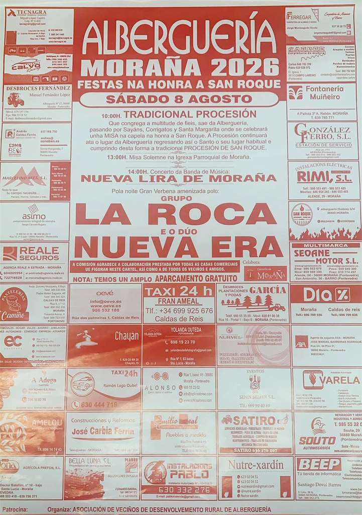 San Roque de Alberguería (2026) en Moraña
