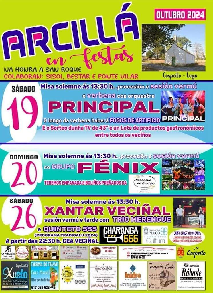 San Roque de Arcilla - Sisoi - Bestar - Ponte Vilar en Cospeito