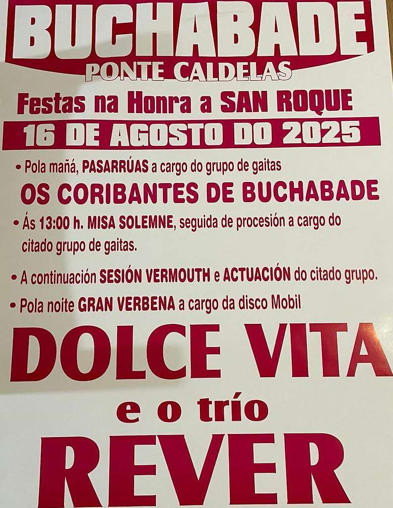 San Roque de Buchabade en Ponte Caldelas
