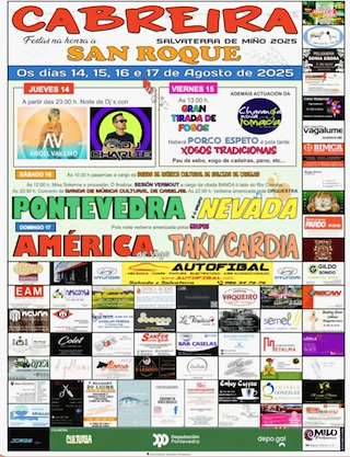 Fechas, información, programa, cartel, imágenes, mapa y ubicación de San Roque de Cabreira  en  Salvaterra do Miño