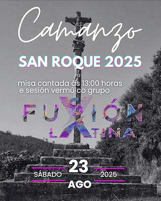 Fechas, información, programa, cartel, imágenes, mapa y ubicación de San Roque de Camanzo  en  Vila de Cruces