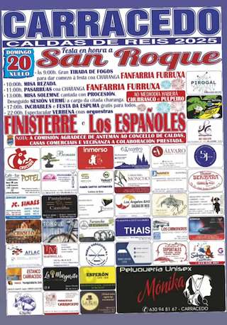 Fechas, información, programa, cartel, imágenes, mapa y ubicación de San Roque de Carracedo  en  Caldas de Reis