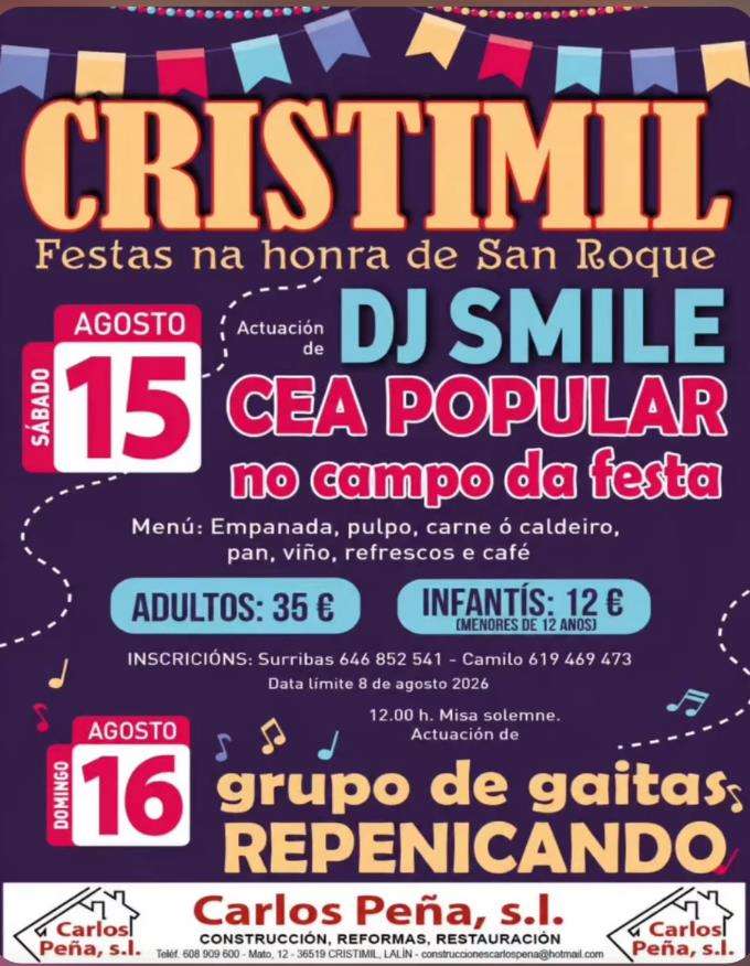 San Roque de Cristimil (2026) en Lalín