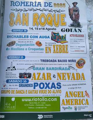 Fechas, información, programa, cartel, imágenes, mapa y ubicación de San Roque de Goián  en  Tomiño