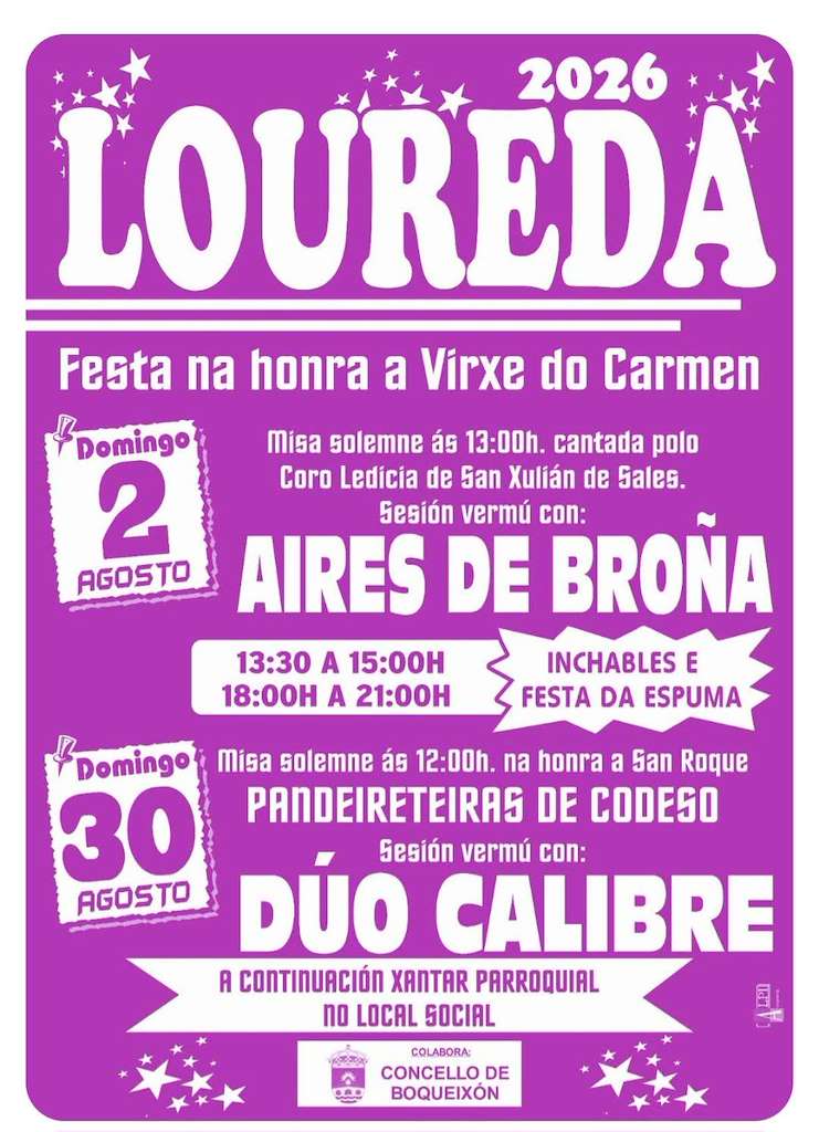 San Roque de Loureda (2026) en Boqueixón