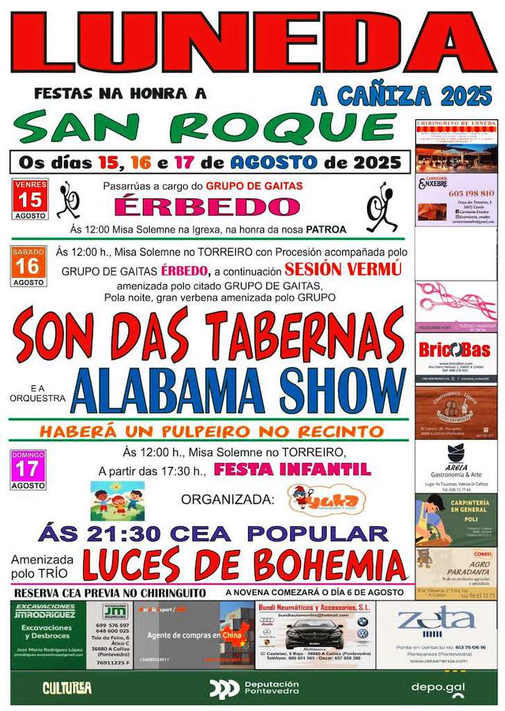 San Roque de Luneda en A Caniza