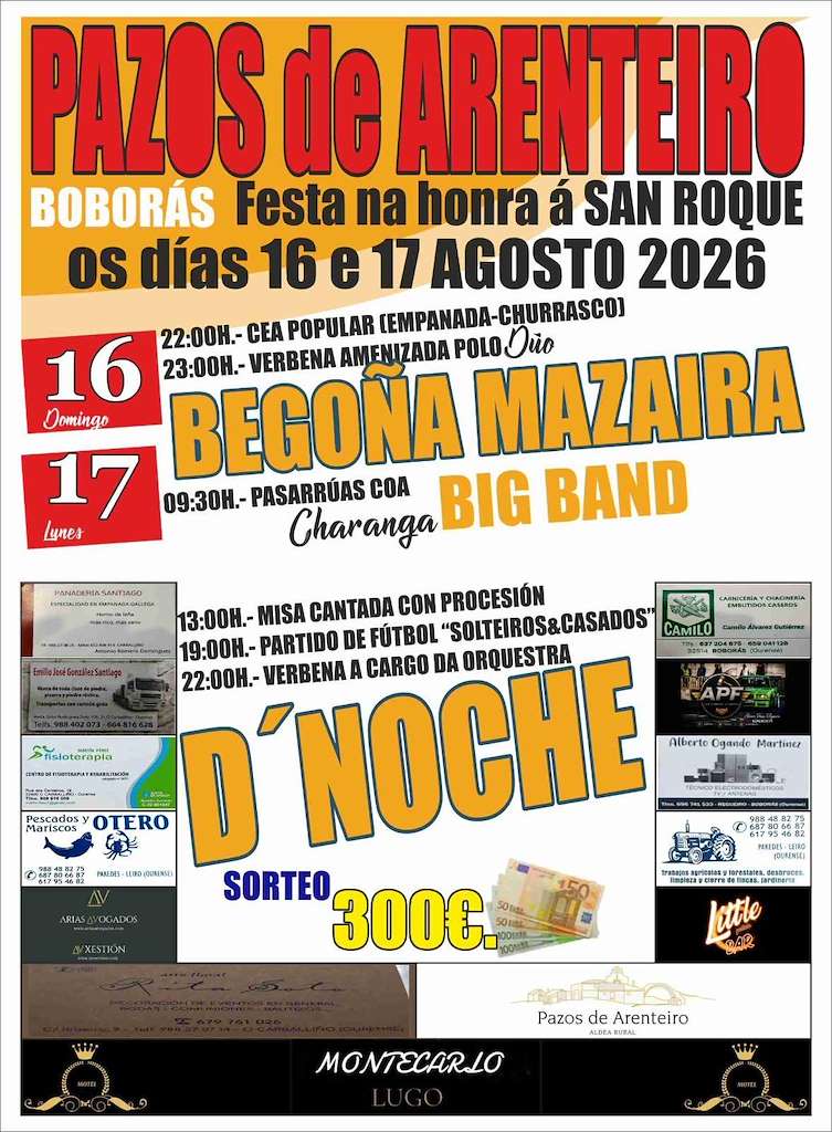 San Roque de Pazos de Arenteiro (2026) en Boborás