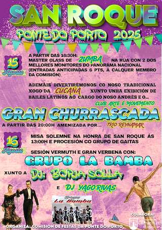 Fechas, información, programa, cartel, imágenes, mapa y ubicación de San Roque de Ponte do Porto  en  Camariñas