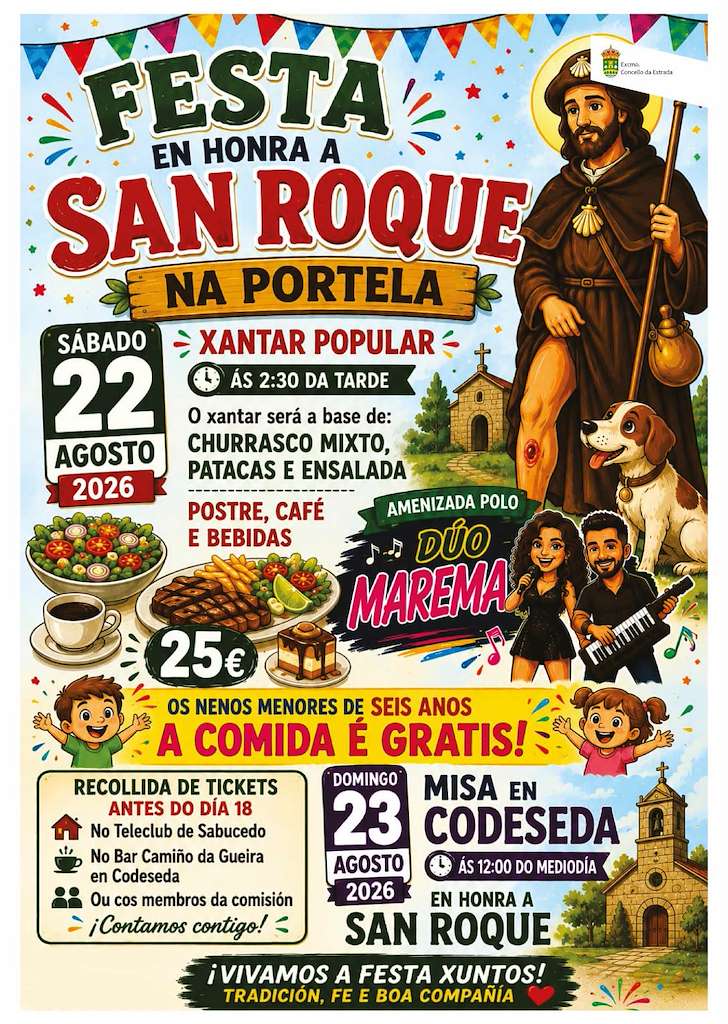 San Roque de Portela (2026) en A Estrada