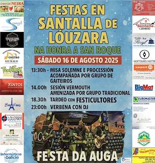 Fechas, información, programa, cartel, imágenes, mapa y ubicación de San Roque de Santalla de Lóuzara  en  Samos