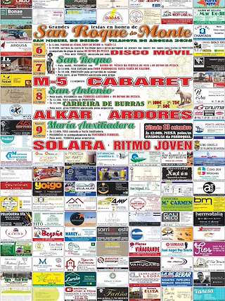 Fechas, información, programa, cartel, imágenes, mapa y ubicación de San Roque do Monte de San Miguel de Deiro  en  Vilanova de Arousa