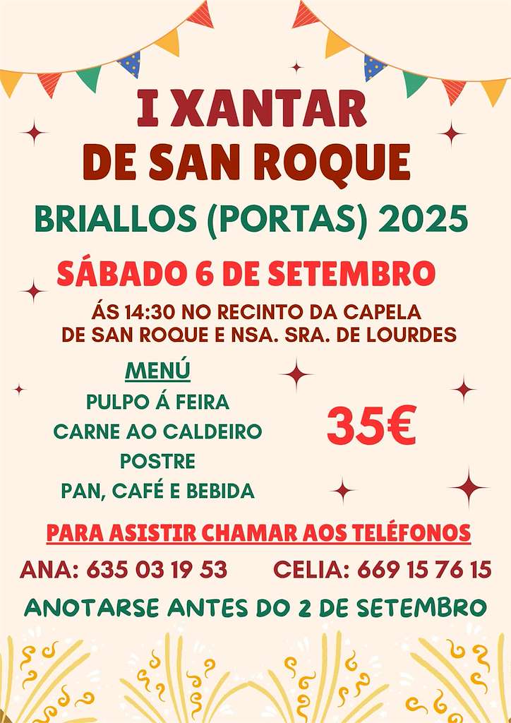 San Roque e Nosa Señora de Lourdes de Briallos (2025) en Portas