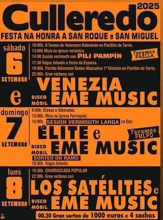 Fechas, información, programa, cartel, imágenes, mapa y ubicación de San Roque e San Miguel  en  Culleredo