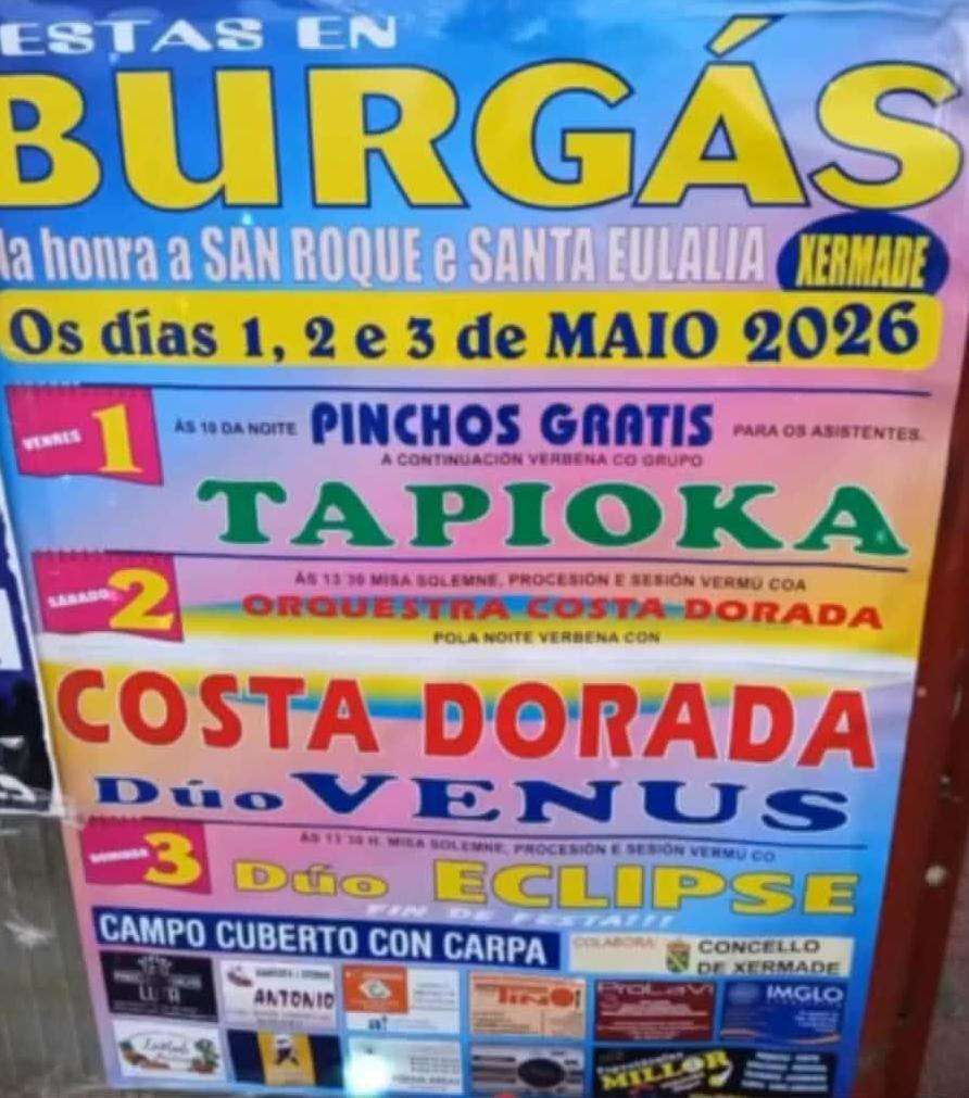 San Roque e Santa Eulalia de Burgás en Xermade