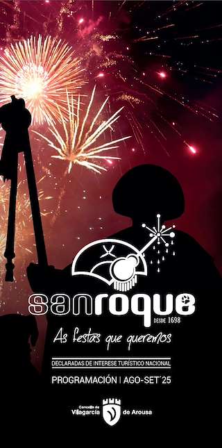 Fechas, información, programa, cartel, imágenes, mapa y ubicación de Festas de San Roque  en  Vilagarcía de Arousa