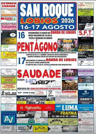 Fechas, información, programa, cartel, imágenes, mapa y ubicación de San Roque (2026) en Lobios