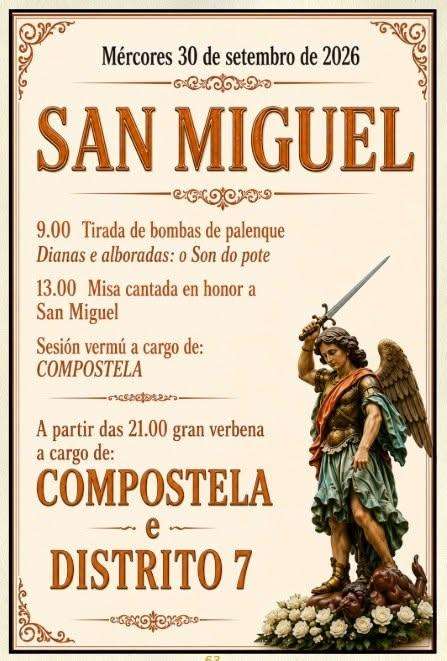 San Roquiño de Tállara (2026) en Lousame