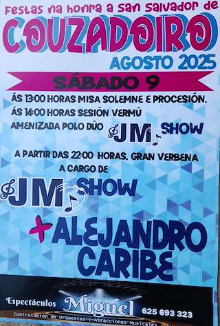 Fechas, información, programa, cartel, imágenes, mapa y ubicación de San Salvador de Couzadoiro  en  Ortigueira