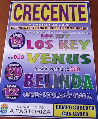 Fechas, información, programa, cartel, imágenes, mapa y ubicación de San Salvador de Crecente  en  Pastoriza