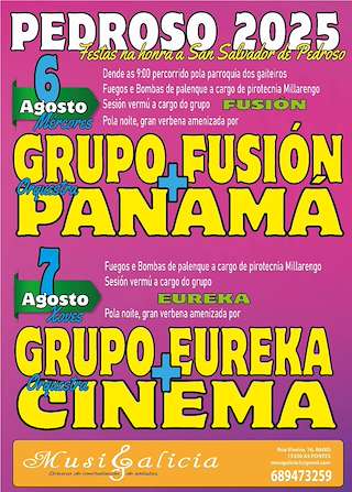 Fechas, información, programa, cartel, imágenes, mapa y ubicación de San Salvador de Pedroso  en  Narón