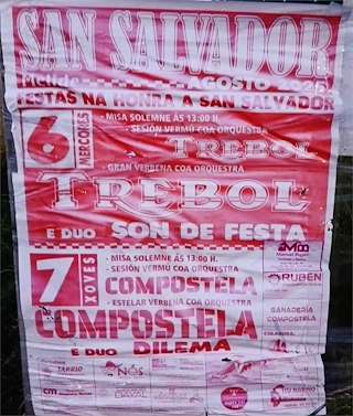 Fechas, información, programa, cartel, imágenes, mapa y ubicación de San Salvador  en  Melide