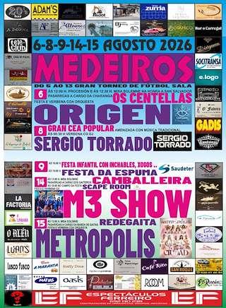 Fechas, información, programa, cartel, imágenes, mapa y ubicación de San Salvador y Santa María de Medeiros (2026) en Monterrei