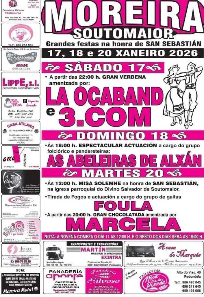 San Sebastián de Moreira (2026) en Soutomaior