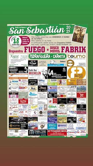 Fechas, información, programa, cartel, imágenes, mapa y ubicación de San Sebastián de Pedrafigueira  en  Carnota