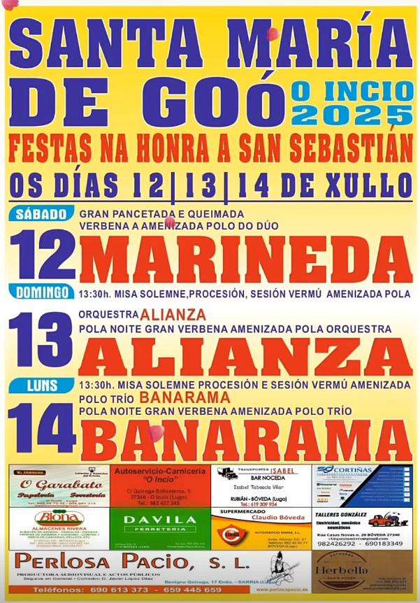 San Sebastián de Santa María de Goó (2025) en O Incio
