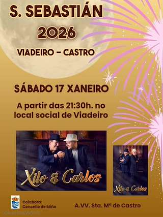 Fechas, información, programa, cartel, imágenes, mapa y ubicación de San Sebastián de Viadeiro (2026)  en  Miño