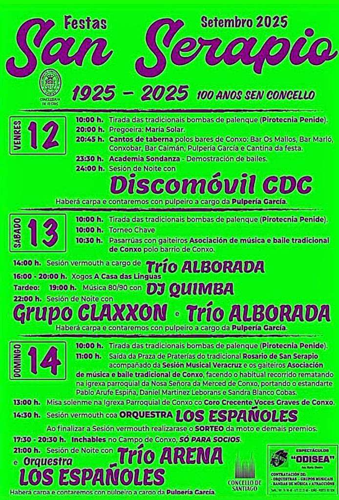 San Serapio de Conxo (2025) en Santiago de Compostela