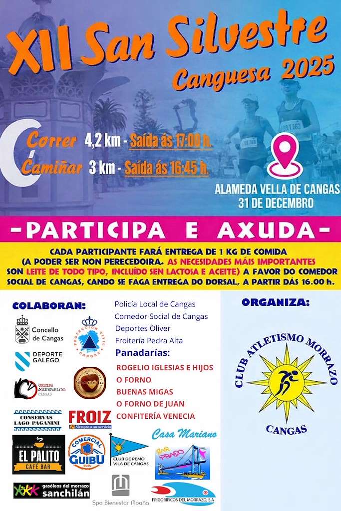 XII San Silvestre (2026) en Cangas de Morrazo