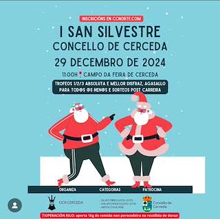 Fechas, información, programa, cartel, imágenes, mapa y ubicación de I San Silvestre  en  Cerceda