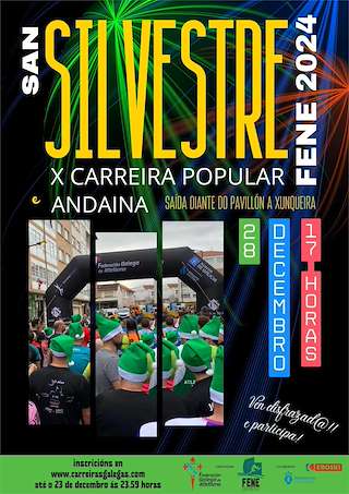Fechas, información, programa, cartel, imágenes, mapa y ubicación de X San Silvestre  en  Fene