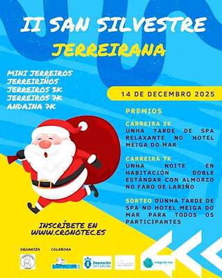 Fechas, información, programa, cartel, imágenes, mapa y ubicación de II San Silvestre Jerreirana (2025)  en  Carnota