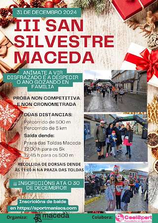 Fechas, información, programa, cartel, imágenes, mapa y ubicación de San Silvestre (2025)  en  Maceda