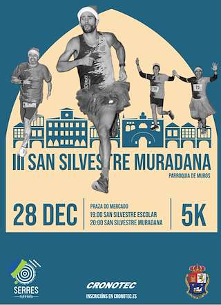Fechas, información, programa, cartel, imágenes, mapa y ubicación de III San Silvestre Muradana  en  Muros