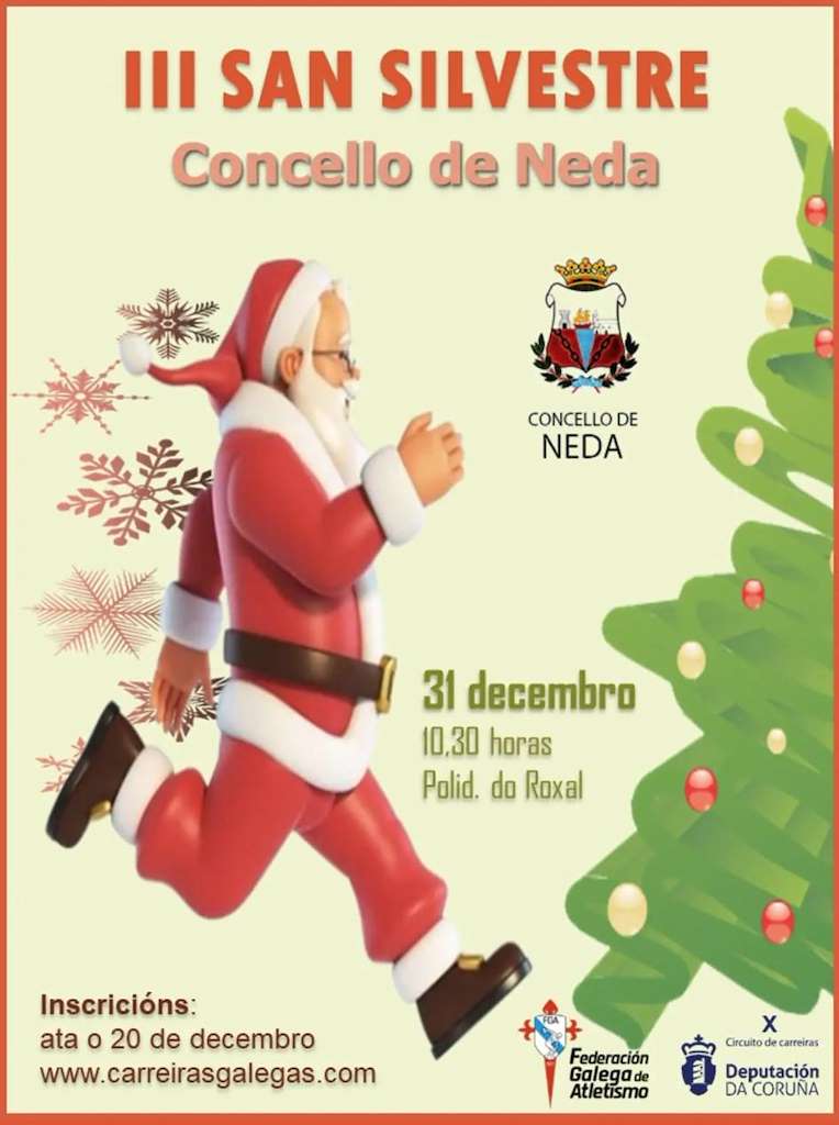 III San Silvestre (2025) en Neda