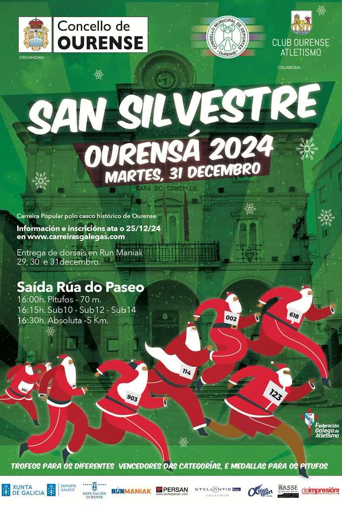 VIII San Silvestre Ourensá (2024) en Ourense