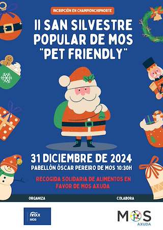 Fechas, información, programa, cartel, imágenes, mapa y ubicación de II San Silvestre Pet Friendly (2025)  en  Mos