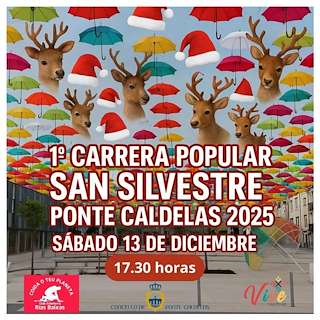 Fechas, información, programa, cartel, imágenes, mapa y ubicación de I San Silvestre (2025)  en  Ponte Caldelas