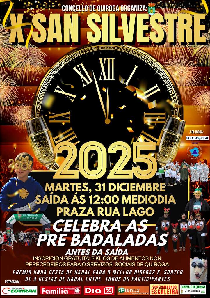 X San Silvestre (2025) en Quiroga