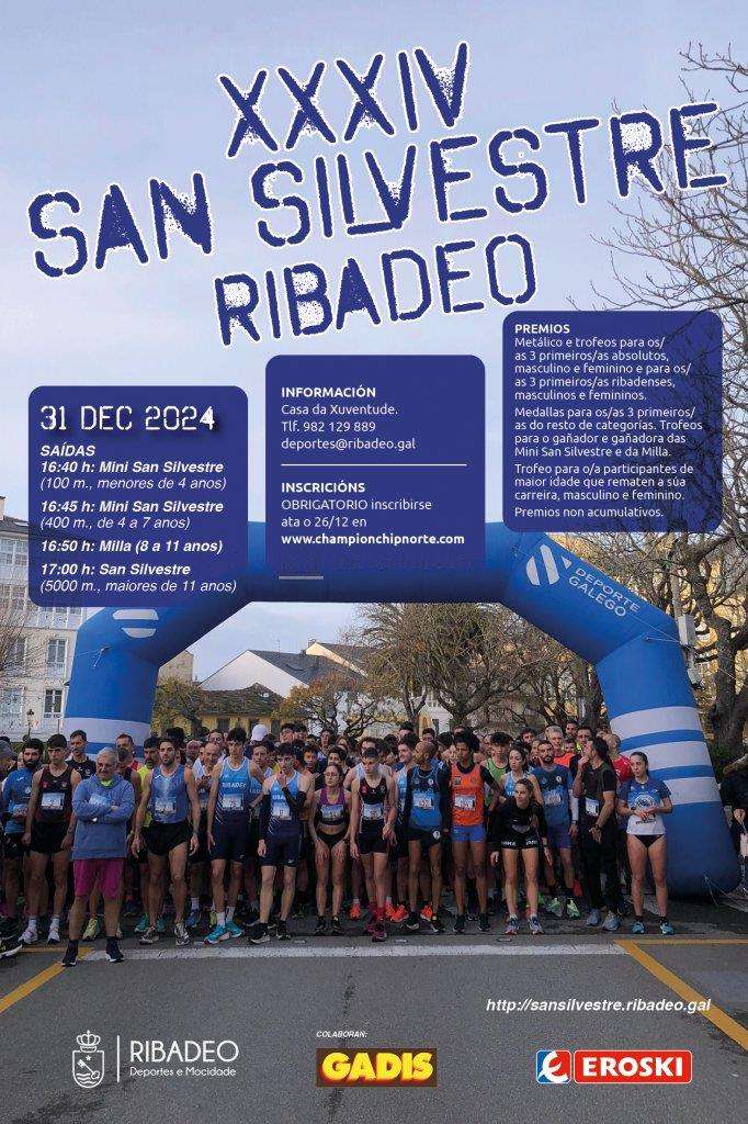 XXXIII San Silvestre (2024) en Ribadeo