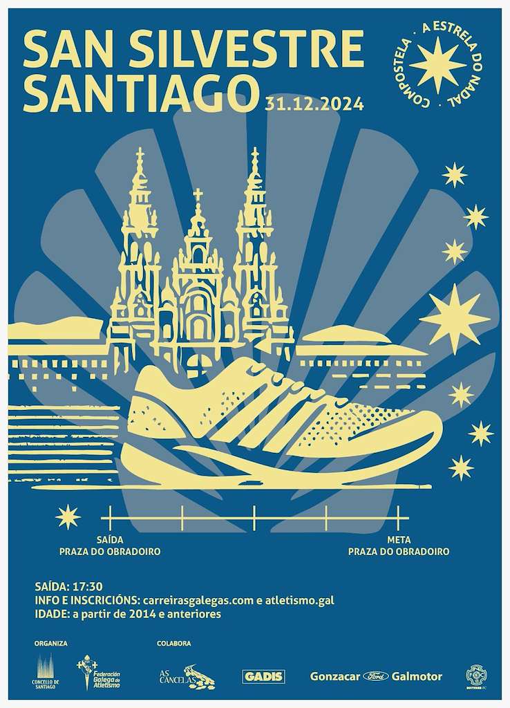 X San Silvestre (2024) en Santiago de Compostela