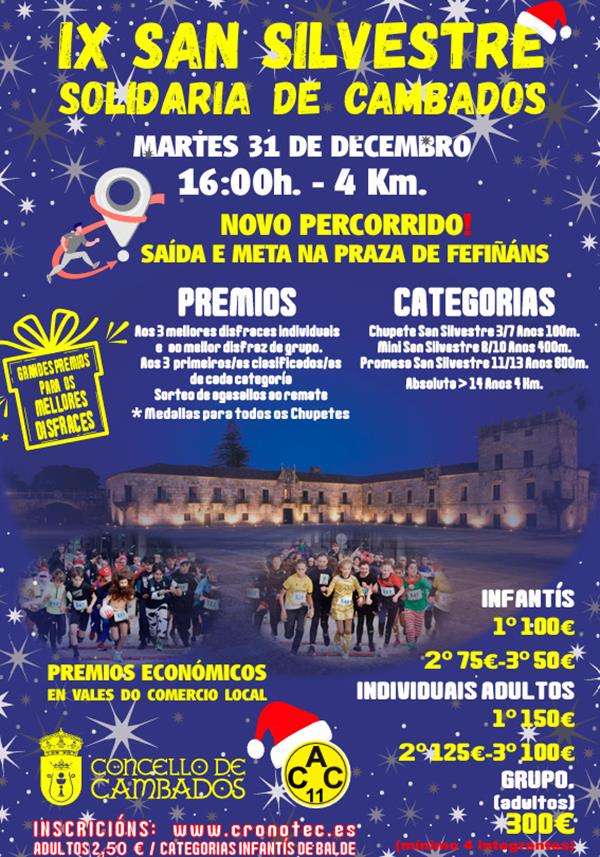 VIII San Silvestre Solidaria (2024) en Cambados