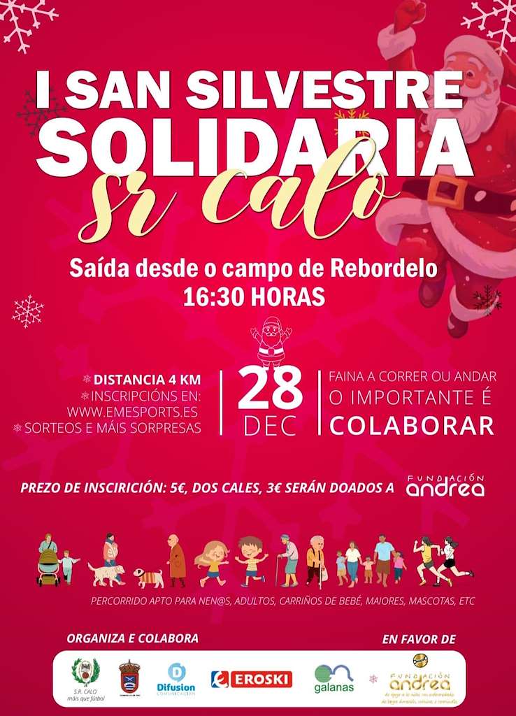 I San Silvestre Solidaria Sr. Calo en Teo