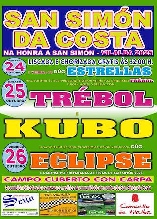 Fechas, información, programa, cartel, imágenes, mapa y ubicación de San Simón da Costa  (2025)  en  Vilalba