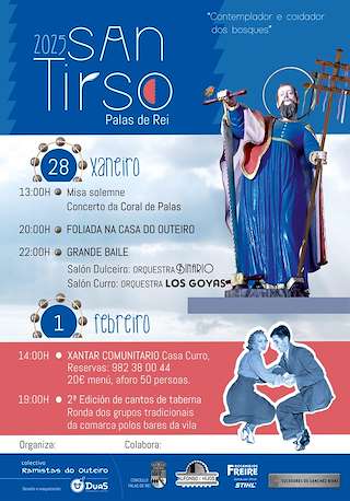 Fechas, información, programa, cartel, imágenes, mapa y ubicación de San Tirso  en  Palas de Rei