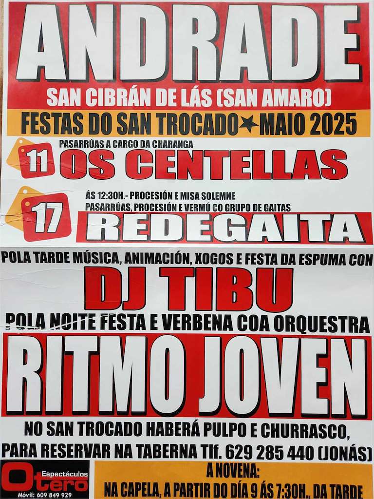 San Trocado de Andrade  en San Amaro